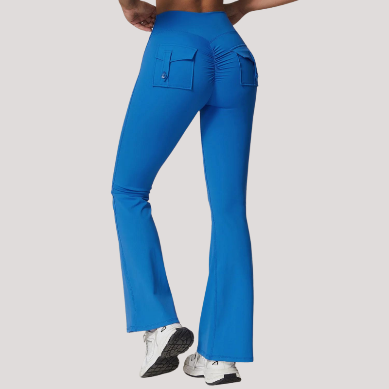 Pantalon Yoga Poches - bleu / S