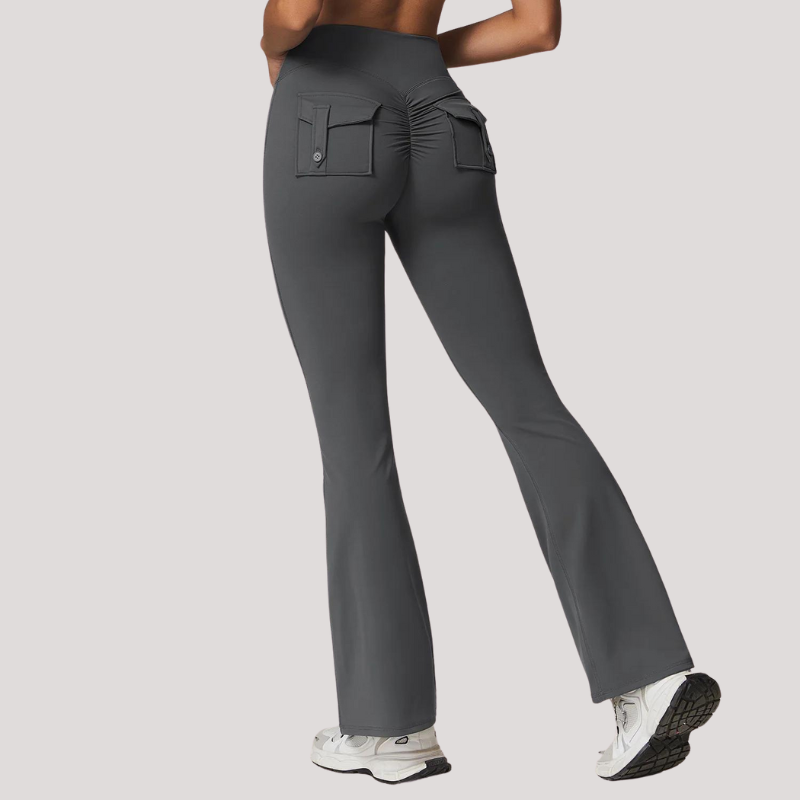 Pantalon Yoga Poches - gris / S