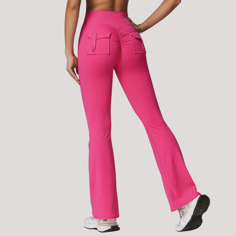 Pantalon Yoga Poches - rose / S