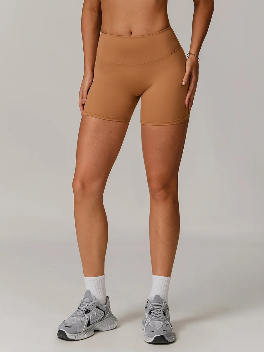 Short Sport Femme Push Up - camel / S