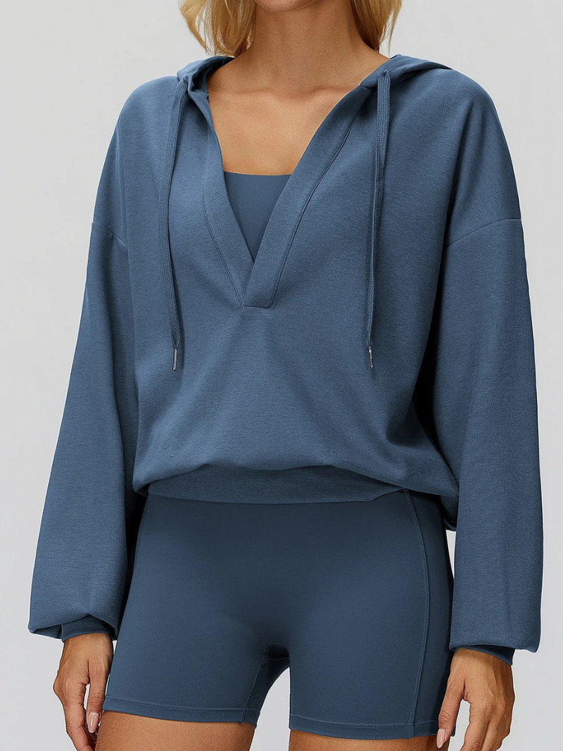 Sweat-Shirt Yoga - bleu ardoise / S