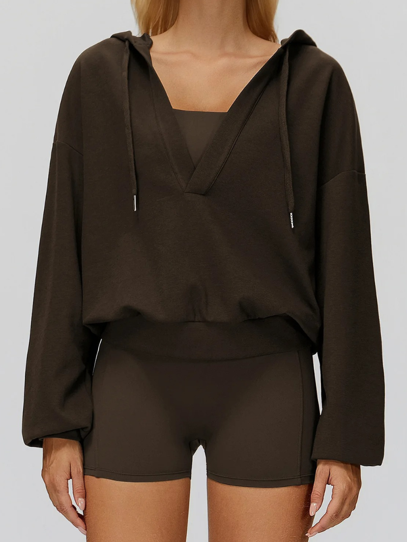 Sweat-Shirt Yoga - marron foncé / S