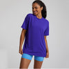 T-shirt Yoga Ample - bleu foncé / S