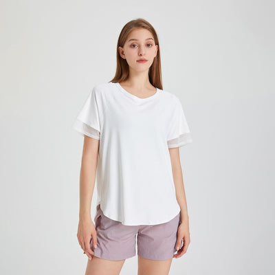 T-shirt Yoga Comfy - blanc / S