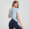 T-shirt Yoga Flow - bleu / S