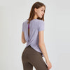 T-shirt Yoga Flow - violet / S