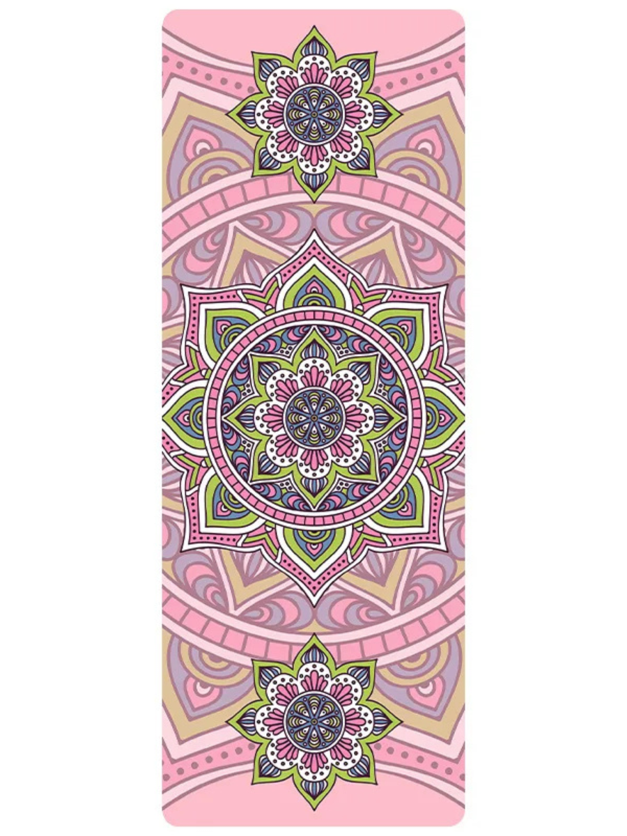 Tapis de Yoga Rose mandala