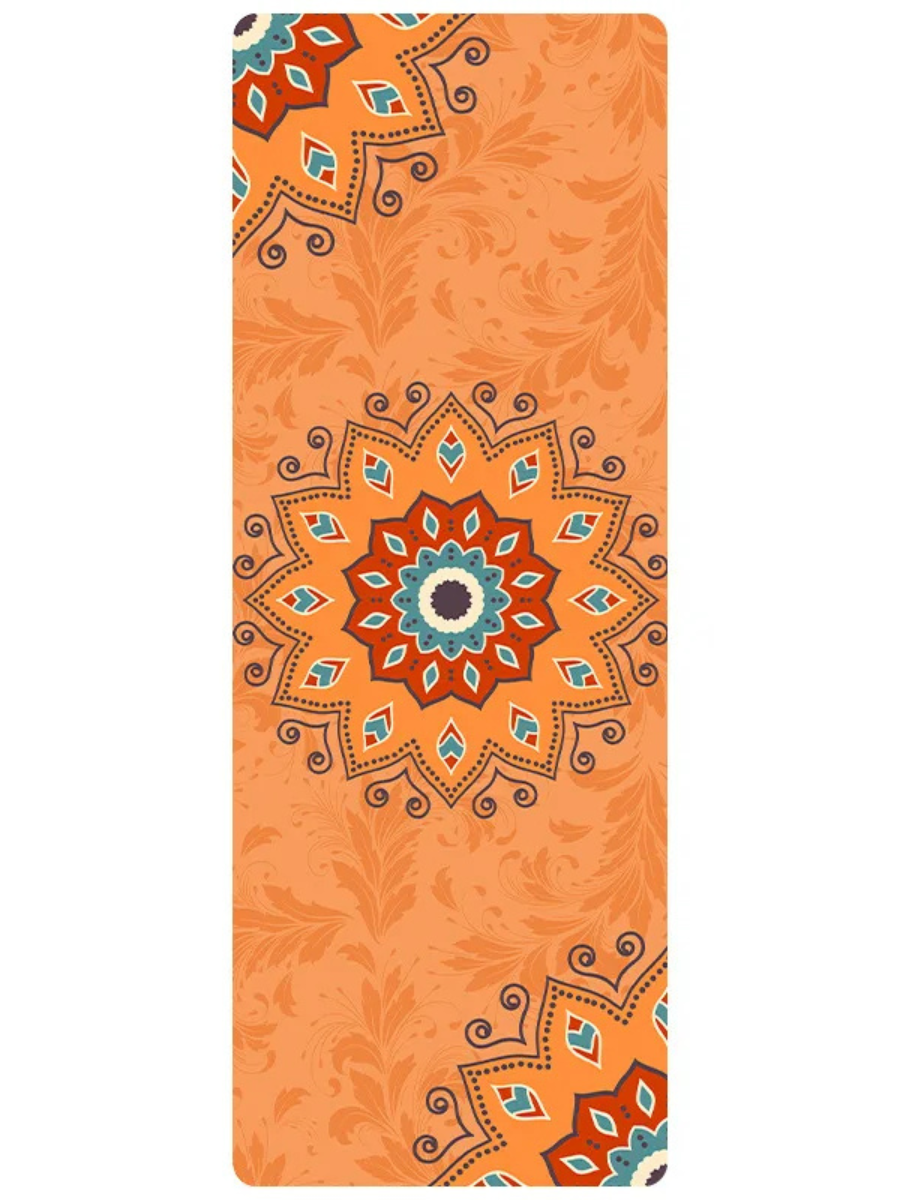 Tapis Yoga Orange mandala