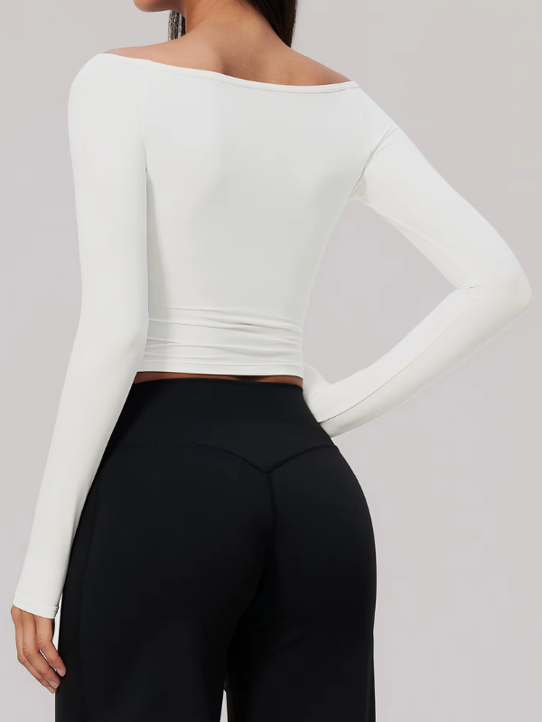 Top Yoga Col Bateau