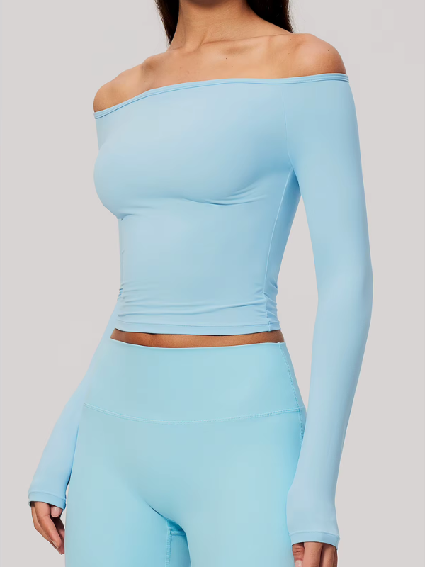 Top Yoga Col Bateau