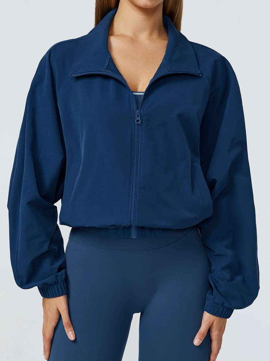 Veste de Yoga - bleu marine / S