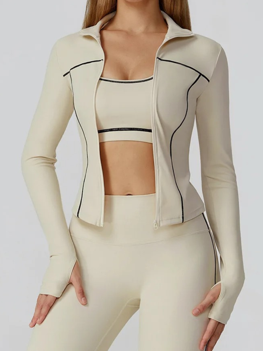 Veste Yoga Femme - beige / S