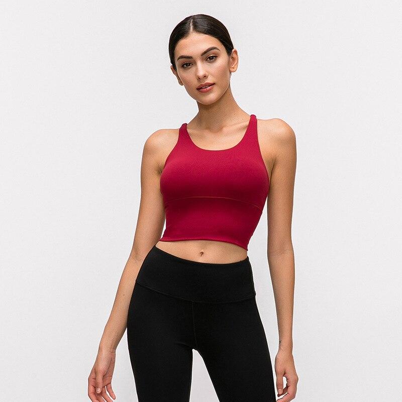 Brassière Sport Glamorous Back - rouge / L