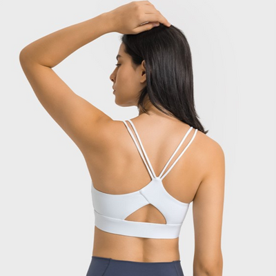 Brassière Yoga Hatha - blanc / XS