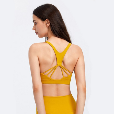 Brassière Yoga Prana - Jaune / M