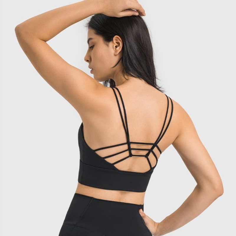 Brassière Yoga Vinyasa - rose / XS