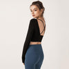 Crop Top Yoga Noir - noir / S