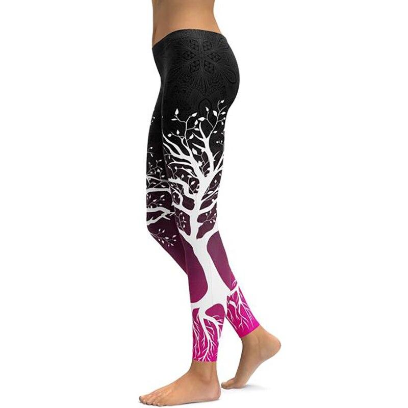 Legging Yoga Arbre de Vie Rose - Rose / S