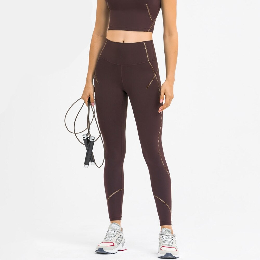 Legging Yoga Curves - Marron foncé / XS