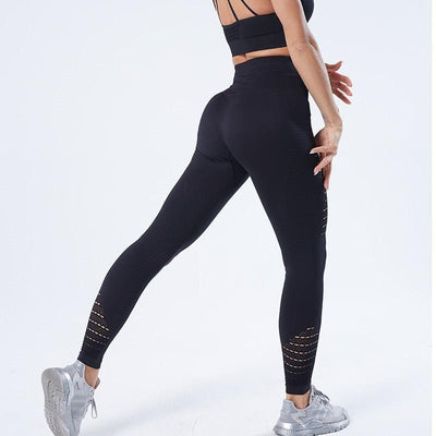 Legging Yoga Taille Haute Black Panther