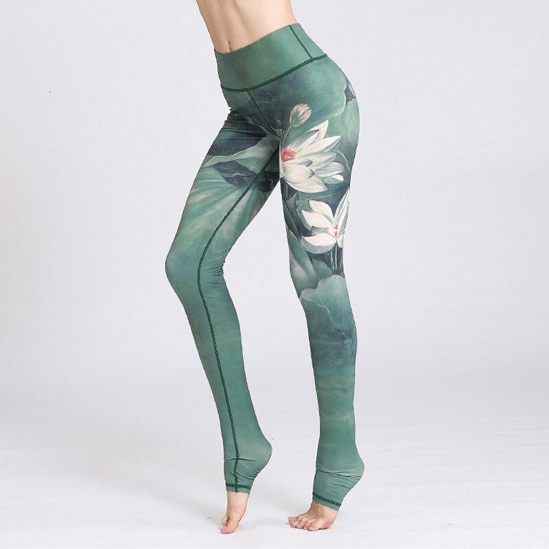 Legging Yoga Vert Green Lotus