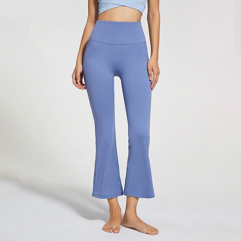 Pantalon Yoga Sans Couture Avant - Jaune / S