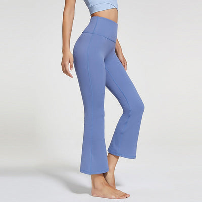 Pantalon Yoga Sans Couture Avant - Bleu / S
