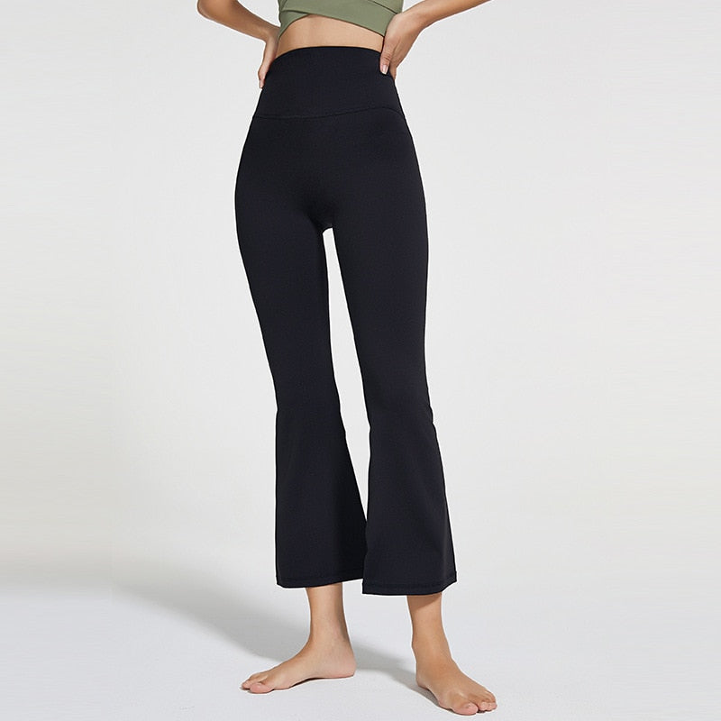 Pantalon Yoga Sans Couture Avant - Noir / S