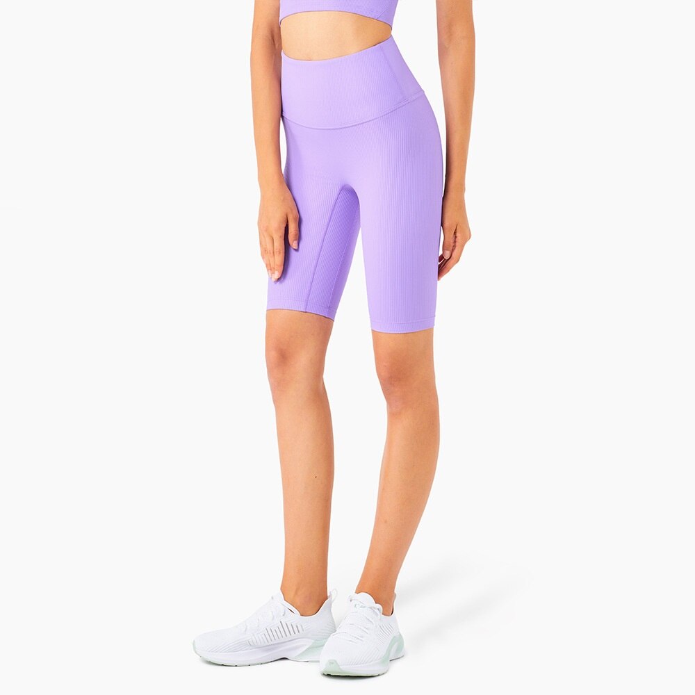 Short Yoga Taille Haute - Violet / S