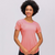 T-shirt Yoga Rose - rose / XS