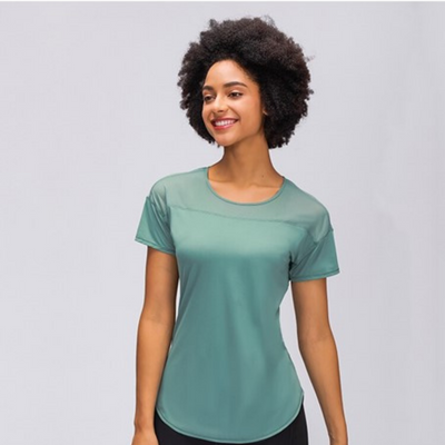 T-shirt Yoga Vert