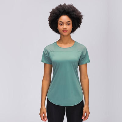 T-shirt Yoga Vert