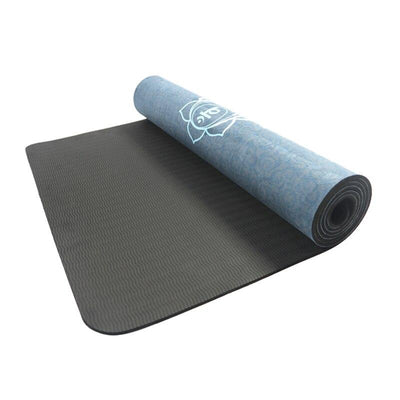 Tapis de Yoga 7 Chakras - Bleu