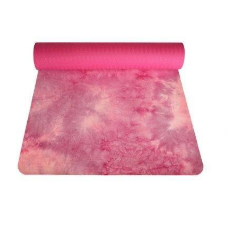 Tapis de Yoga Antidérapant Pink Tye and Dye - Pink