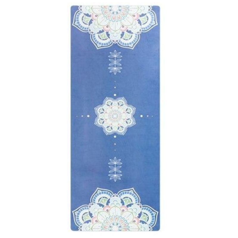 Tapis de Yoga Lotus - Bleu
